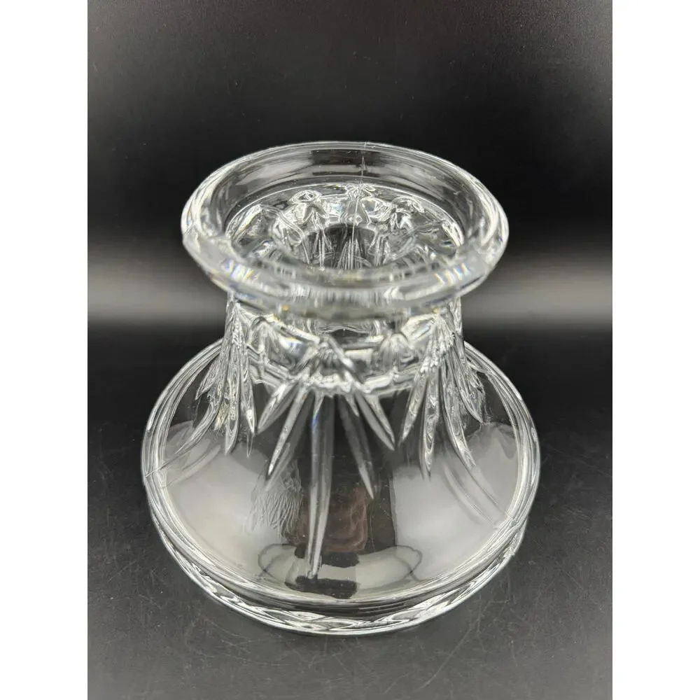 PartyLite Savannah 2-Piece Crystal Hurricane Lamp